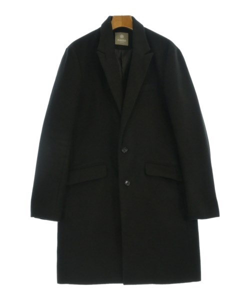 nano UNIVERSE(ナノユニバース)チェスターコート 黒 サイズ:L/2200668613026