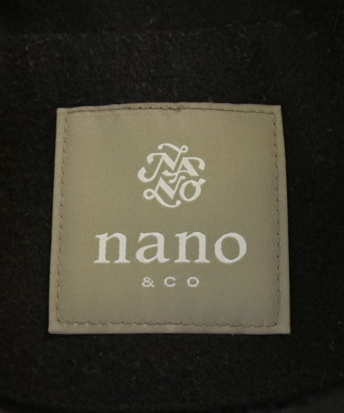 nano UNIVERSE（ナノユニバース）チェスターコート 黒 サイズ:L メンズ/2200668613026