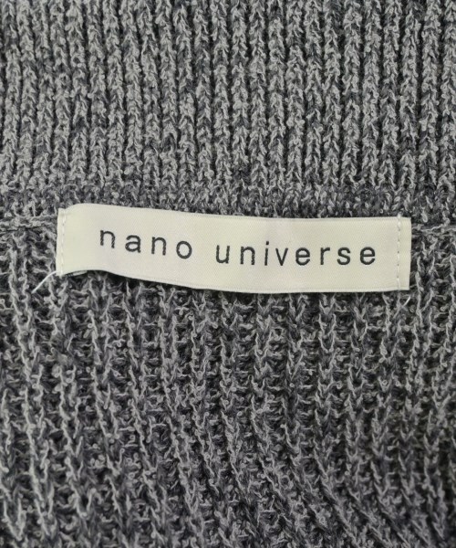 nano UNIVERSE（ナノユニバース）ニット・セーター グレー サイズ:L メンズ/2200669086362