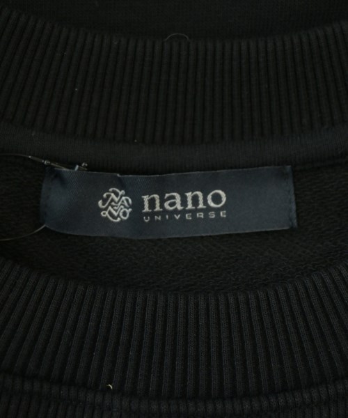 nano UNIVERSE（ナノユニバース）スウェット 黒 サイズ:S メンズ/2200670697021