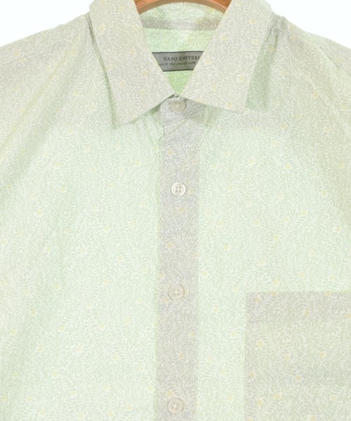 nano UNIVERSE（ナノユニバース）カジュアルシャツ 緑 サイズ:S メンズ/2200671507121