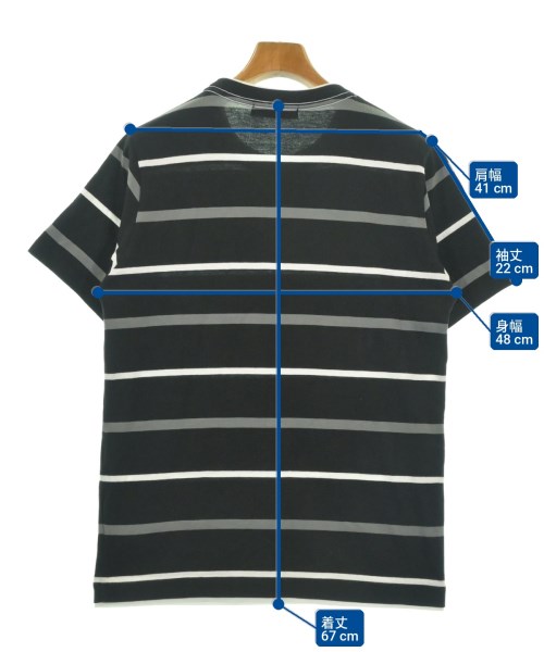 nano UNIVERSE（ナノユニバース）Tシャツ・カットソー 黒 サイズ:M メンズ/2200728242203