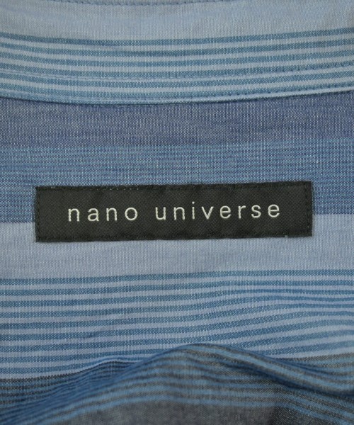 nano UNIVERSE（ナノユニバース）カジュアルシャツ 青 サイズ:L メンズ/2200736692045