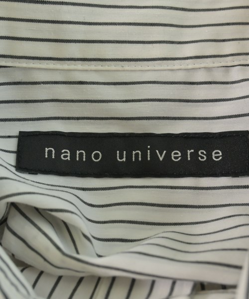 nano UNIVERSE（ナノユニバース）カジュアルシャツ 白 サイズ:M メンズ/2200728301108