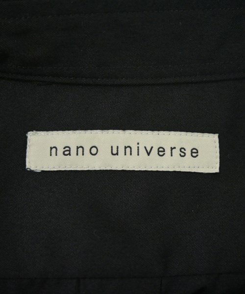 nano UNIVERSE（ナノユニバース）カジュアルシャツ 黒 サイズ:S メンズ/2200726029028