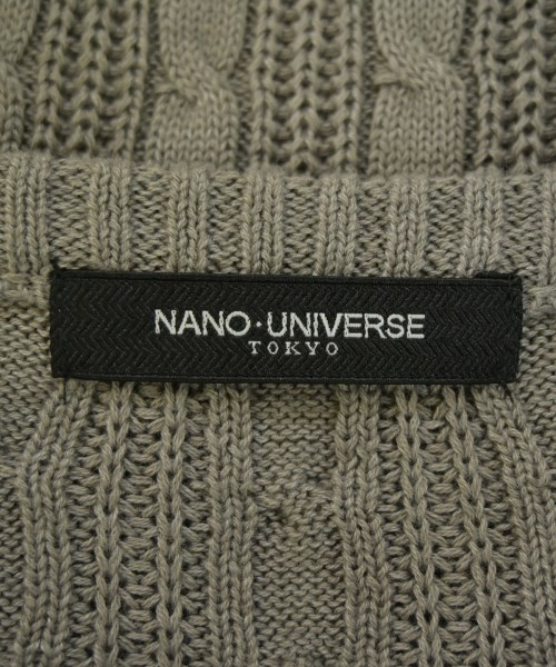 nano UNIVERSE（ナノユニバース）ニット・セーター グレー サイズ:L メンズ/2200727222015