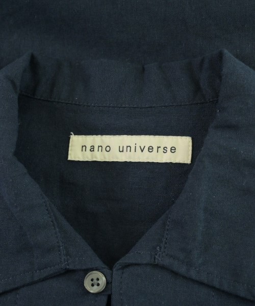 nano UNIVERSE（ナノユニバース）カジュアルシャツ 紺 サイズ:S メンズ/2200727431042