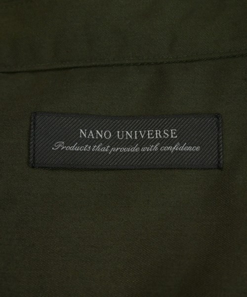 nano UNIVERSE（ナノユニバース）カジュアルシャツ カーキ サイズ:M メンズ/2200707454030