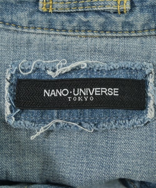 nano UNIVERSE（ナノユニバース）カジュアルシャツ 青 サイズ:M メンズ/2200683165012