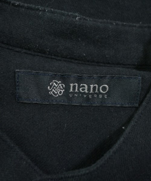 nano UNIVERSE（ナノユニバース）カジュアルシャツ 黒 サイズ:S メンズ/2200683003086
