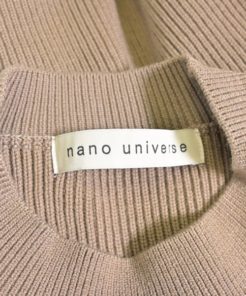 nano UNIVERSE（ナノユニバース）ニット・セーター 茶 サイズ:M メンズ/2200680320117