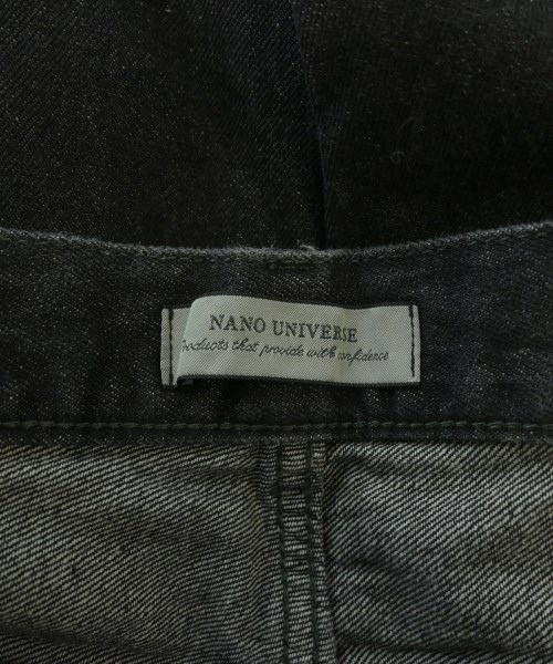 nano UNIVERSE（ナノユニバース）デニムパンツ 黒 サイズ:S メンズ/2200689505034