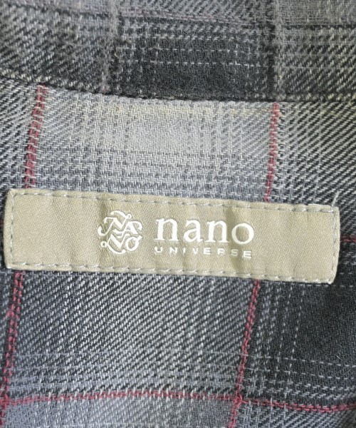 nano UNIVERSE（ナノユニバース）カジュアルシャツ グレー サイズ:S メンズ/2200689992063