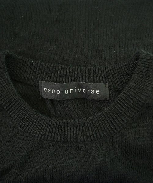 nano UNIVERSE（ナノユニバース）ニット・セーター 黒 サイズ:L メンズ/2200679501138