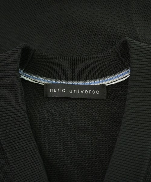 nano UNIVERSE（ナノユニバース）カーディガン 黒 サイズ:L メンズ/2200679501145