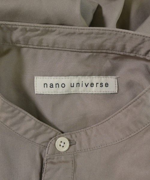 nano UNIVERSE（ナノユニバース）カジュアルシャツ グレー サイズ:M メンズ/2200688143046