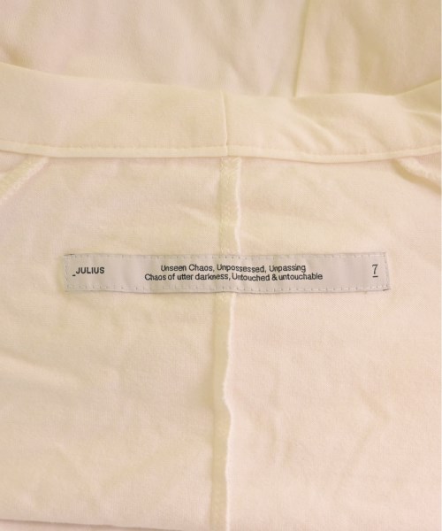 JULIUS（ユリウス）Tシャツ・カットソー 白 サイズ:2(M位) メンズ/2200486468068