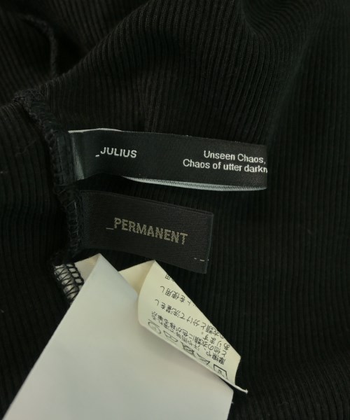JULIUS（ユリウス）Tシャツ・カットソー 黒 サイズ:1(S位) メンズ/2200640225049