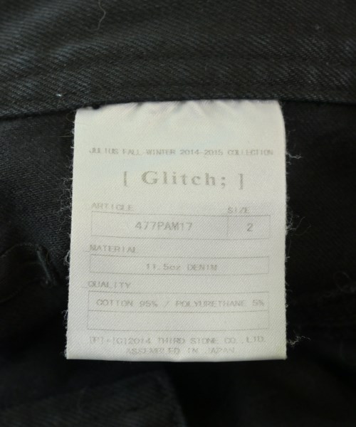 JULIUS（ユリウス）デニムパンツ 黒 サイズ:2(M位) メンズ/2200632652112