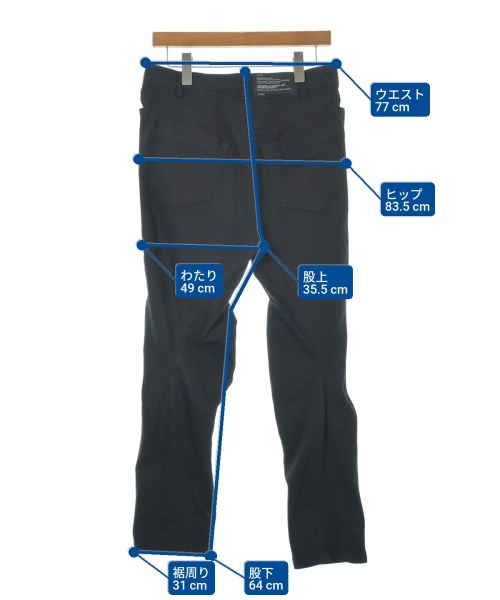 JULIUS（ユリウス）デニムパンツ 黒 サイズ:2(M位) メンズ/2200632652112