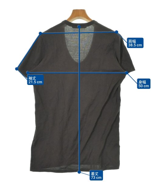 JULIUS（ユリウス）Tシャツ・カットソー 茶 サイズ:2(M位) メンズ/2200632652211