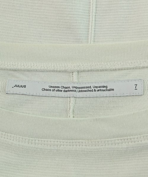 JULIUS（ユリウス）Tシャツ・カットソー 白 サイズ:2(M位) メンズ/2200633784089