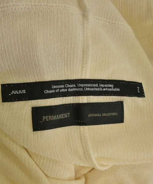 JULIUS（ユリウス）カーディガン 黄 サイズ:3(L位) メンズ/2200620064019