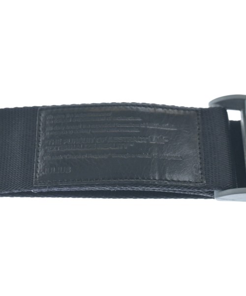 JULIUS（ユリウス）ベルト 黒 サイズ:- メンズ/2200620224086
