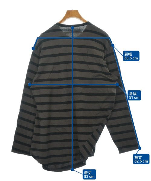 JULIUS（ユリウス）Tシャツ・カットソー グレー サイズ:2(M位) メンズ/2200612536098