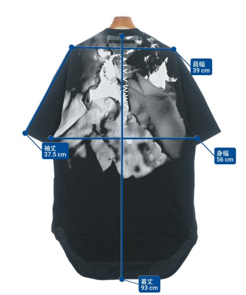 JULIUS（ユリウス）Tシャツ・カットソー 黒 サイズ:1(S位) メンズ/2200674145023