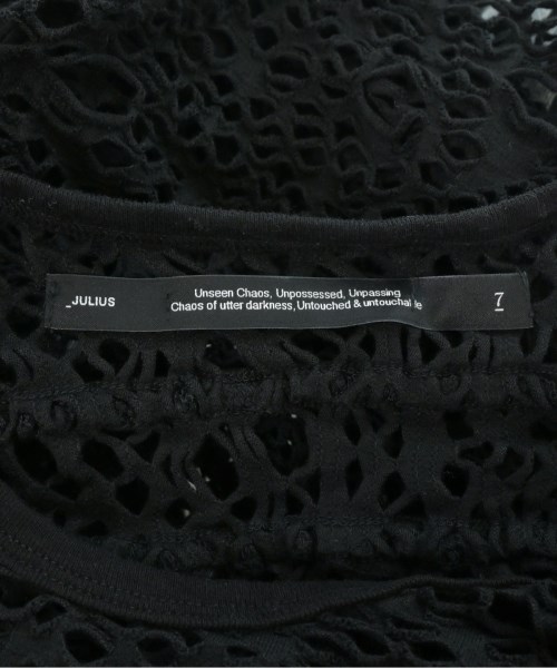 JULIUS（ユリウス）Tシャツ・カットソー 黒 サイズ:2(M位) メンズ/2200677017488