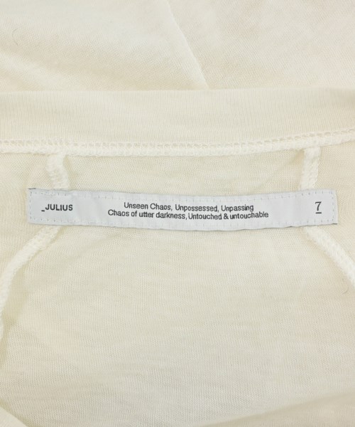 JULIUS（ユリウス）Tシャツ・カットソー 白 サイズ:-(XXL位) メンズ/2200681344013