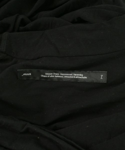 JULIUS（ユリウス）Tシャツ・カットソー 黒 サイズ:3(L位) メンズ/2200697873156