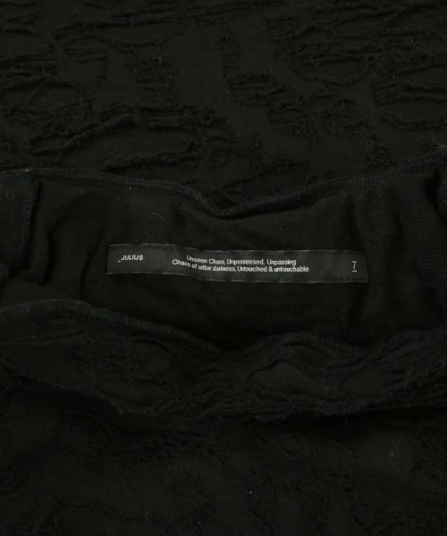 JULIUS（ユリウス）Tシャツ・カットソー 黒 サイズ:3(L位) メンズ/2200697873163