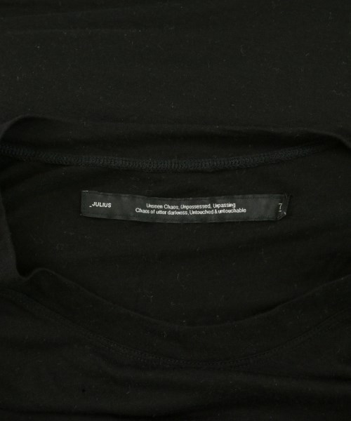 JULIUS（ユリウス）Tシャツ・カットソー 黒 サイズ:3(L位) メンズ/2200697873194