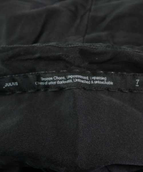 JULIUS（ユリウス）カジュアルシャツ 黒 サイズ:1(S位) メンズ/2200640660376