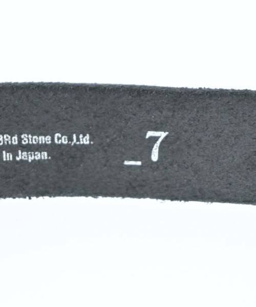 JULIUS（ユリウス）ベルト 黒 サイズ:- メンズ/2200659087058