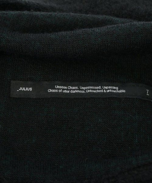 JULIUS（ユリウス）ニット・セーター 黒 サイズ:2(M位) メンズ/2200638725049