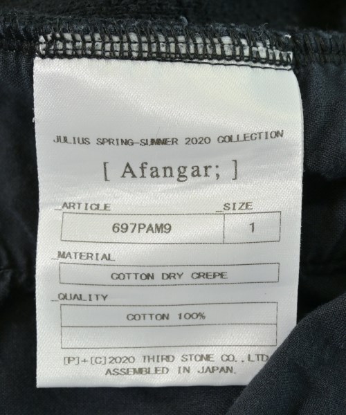 JULIUS（ユリウス）ショートパンツ 黒 サイズ:1(S位) メンズ/2200654337066