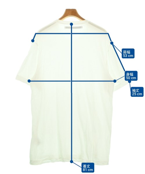 JULIUS（ユリウス）Tシャツ・カットソー 白 サイズ:3(L位) メンズ/2200701980054