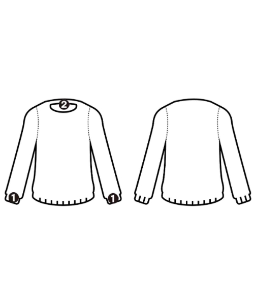 GALLARDA GALANTE（ガリャルダ　ガランテ）ニット・セーター 白 サイズ:F レディース/2200635215017