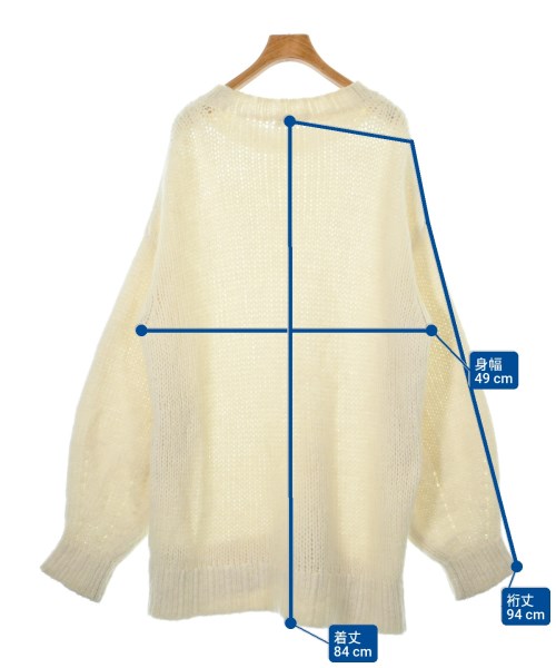 GALLARDA GALANTE（ガリャルダ　ガランテ）ニット・セーター 白 サイズ:F レディース/2200635215017