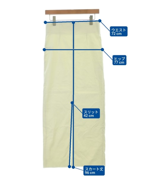 GALLARDA GALANTE（ガリャルダ　ガランテ）ロング・マキシ丈スカート 白 サイズ:2(M位) レディース/2200619153052