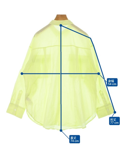 GALLARDA GALANTE（ガリャルダ　ガランテ）カジュアルシャツ 黄 サイズ:F レディース/2200622938028