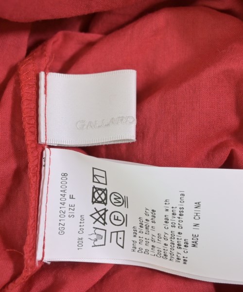 GALLARDA GALANTE（ガリャルダ　ガランテ）カジュアルシャツ 赤 サイズ:F レディース/2200636852020