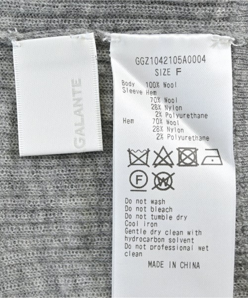 GALLARDA GALANTE（ガリャルダ　ガランテ）カーディガン グレー サイズ:F レディース/2200635946058