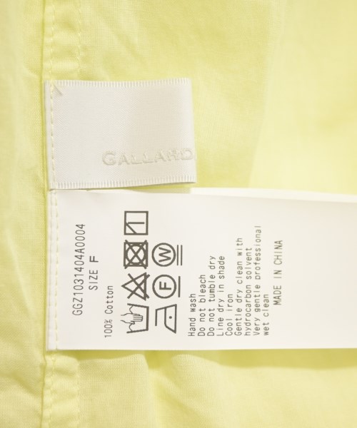 GALLARDA GALANTE（ガリャルダ　ガランテ）カジュアルシャツ 黄 サイズ:F レディース/2200632220052
