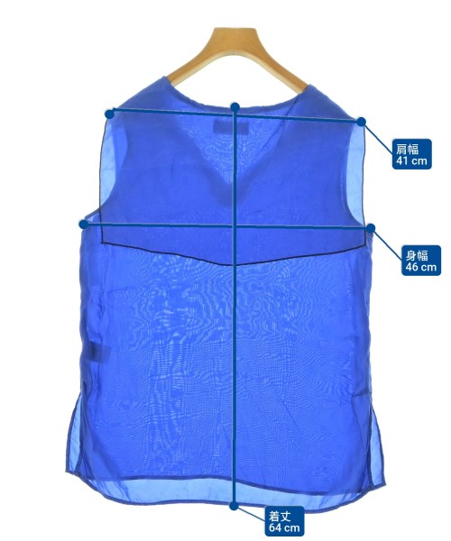 GALLARDA GALANTE（ガリャルダ　ガランテ）ブラウス 青 サイズ:F レディース/2200641076046