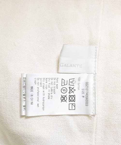 GALLARDA GALANTE（ガリャルダ　ガランテ）カーディガン 白 サイズ:F レディース/2200613547048