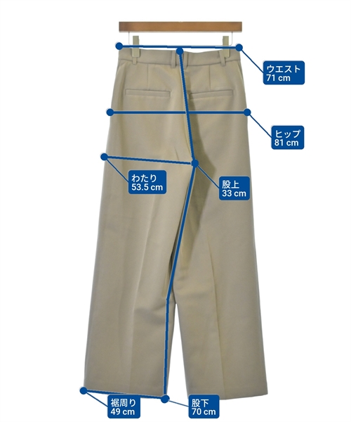 GALLARDA GALANTE（ガリャルダ　ガランテ）スラックス ベージュ サイズ:1(S位) レディース/2200625174041